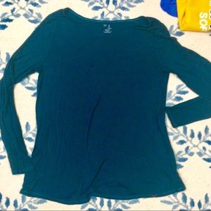 5/$25 Gap long sleeve t tee shirt teal